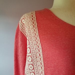 Entro | Long Sleeve Tee | Lace | Size Small